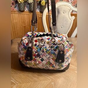 Nahui Ollin  Paper Wrapper Bag Purse Handbag Handmade